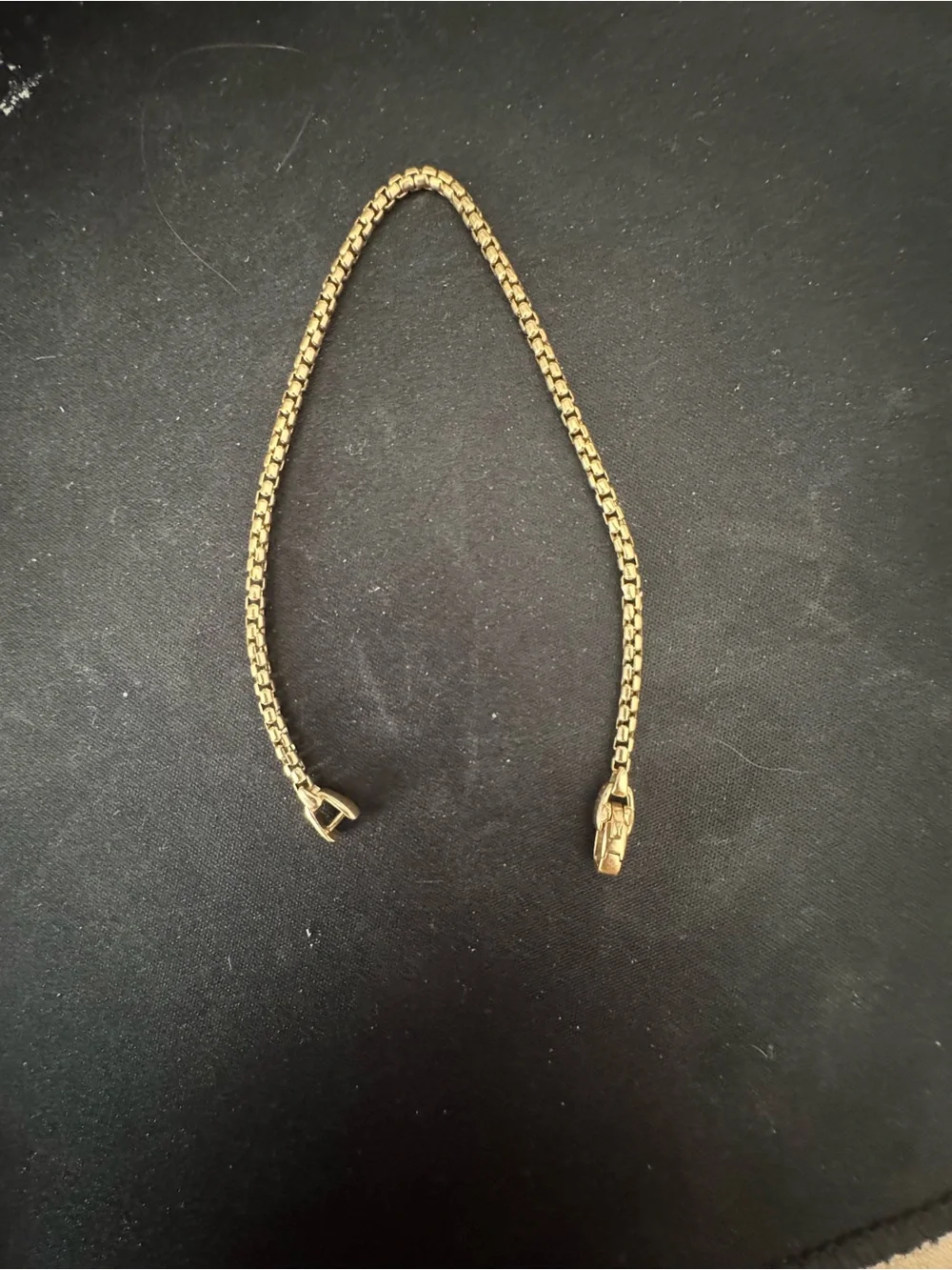 Gold Box Chain Bracelet - Women Accessories